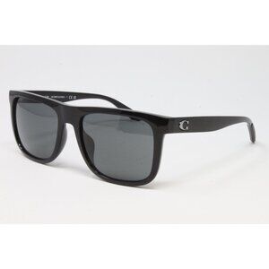 Share Coach HC8367U-50028 Black 57mm Plastic Square Logo Men's Fashion Sunglasse